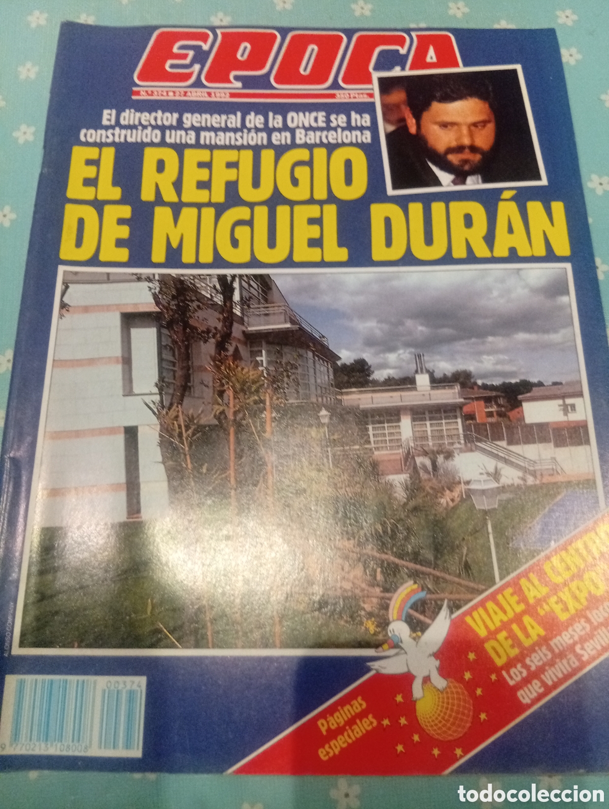 Coleccionismo de revista &Eacute;poca: Revista &Eacute;poca 374 1992