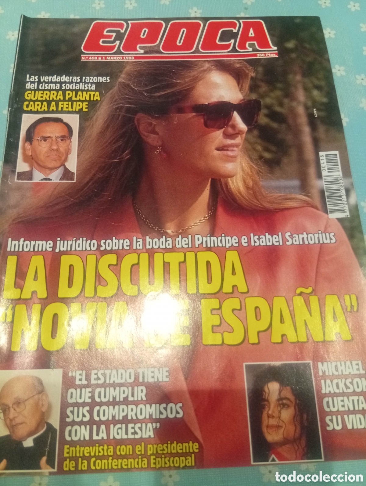 Coleccionismo de revista &Eacute;poca: Revista &Eacute;poca 418 1993