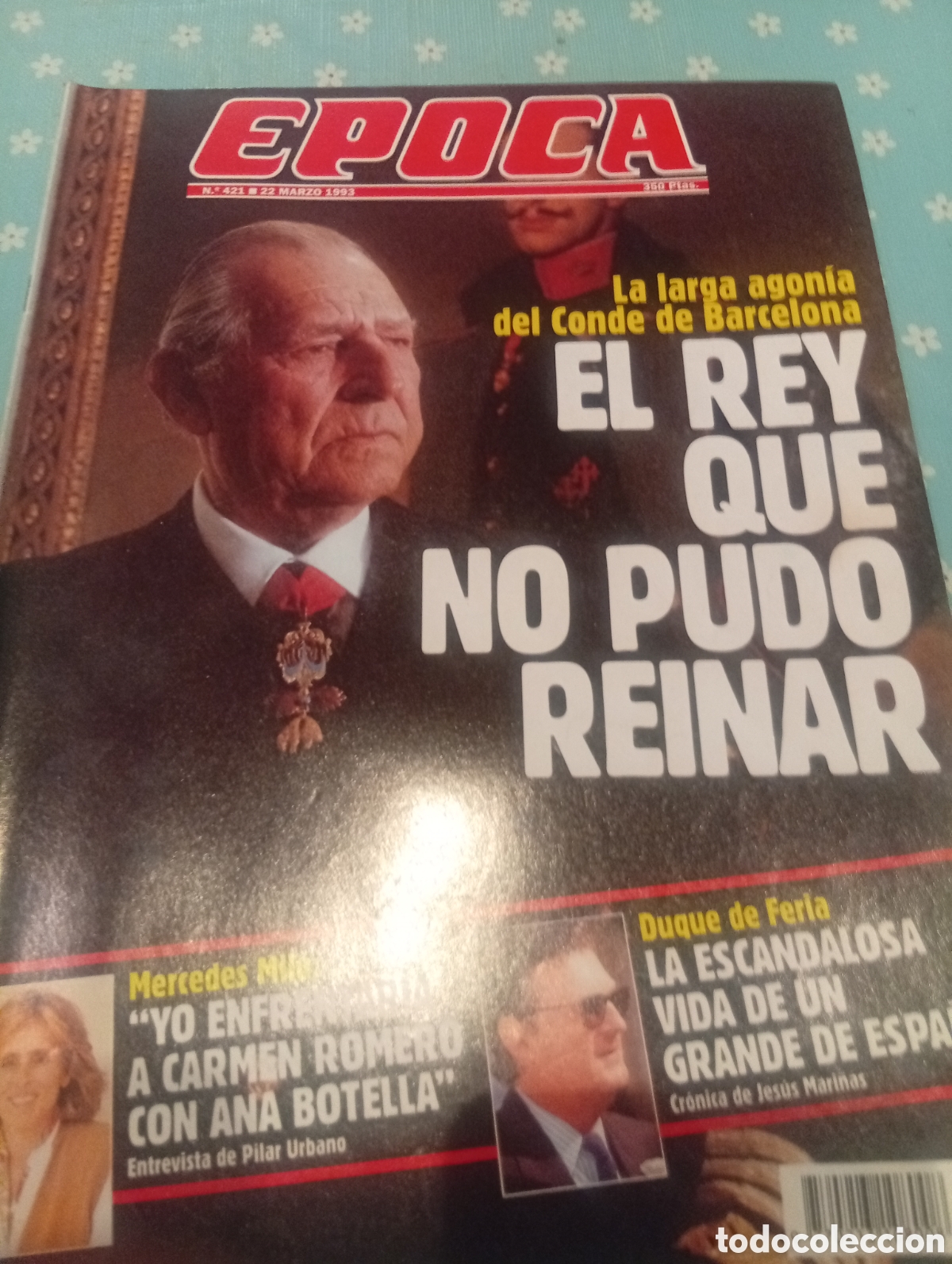 Coleccionismo de revista &Eacute;poca: Revista &Eacute;poca 421 1993