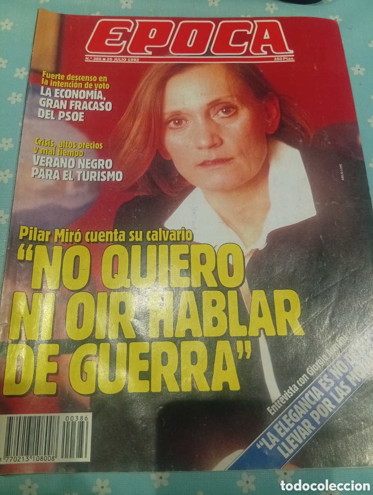 Collezionismo di Rivista &Eacute;poca: Revista &Eacute;poca 386 1993