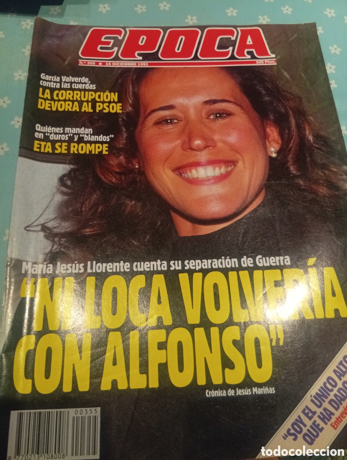 Colecionismo da Revista &Eacute;poca: Revista &Eacute;poca 355 1991
