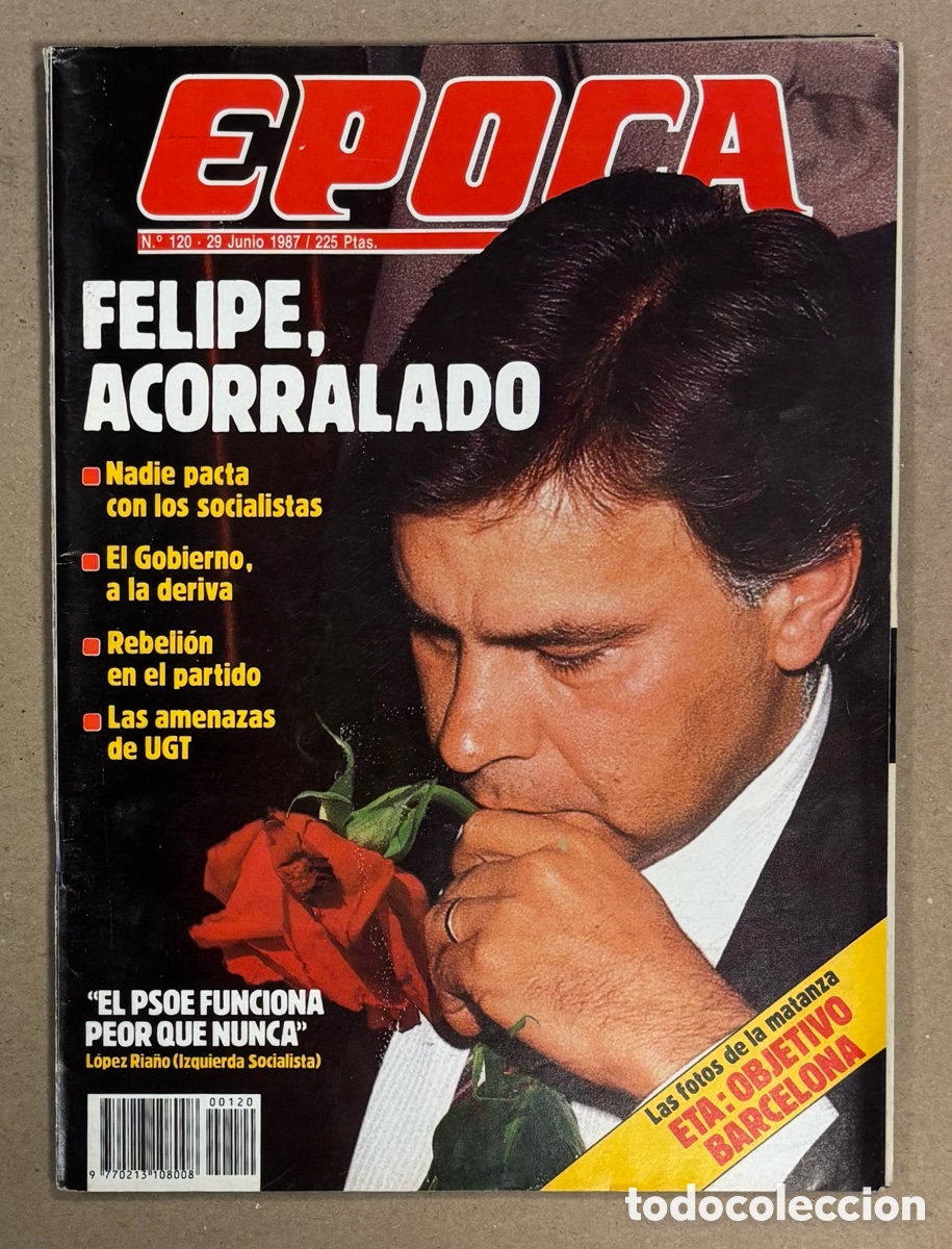 Coleccionismo de revista &Eacute;poca: &Eacute;POCA N&deg; 120 (1987). MICHAEL JACKSON, MARTA S&Aacute;NCHEZ, MARADONA, ISABEL PANTOJA, HIPERCOR ETA,&hellip;