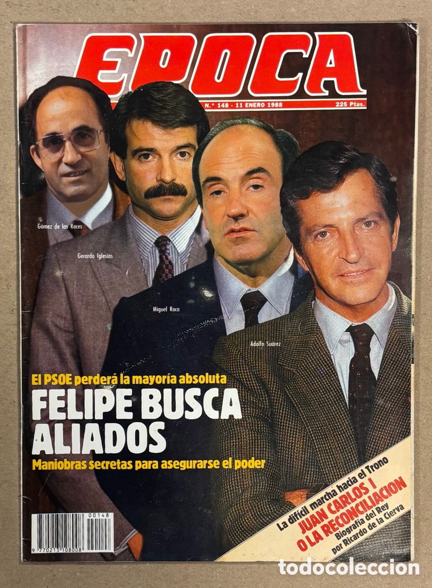 Coleccionismo de revista &Eacute;poca: &Eacute;POCA N&deg; 148 (1988). LOLA FLORES JUAN CARLOS I, POL&Eacute;MICA NUEVO ESTADIO BERNAB&Eacute;U, A. MARSILLACH,