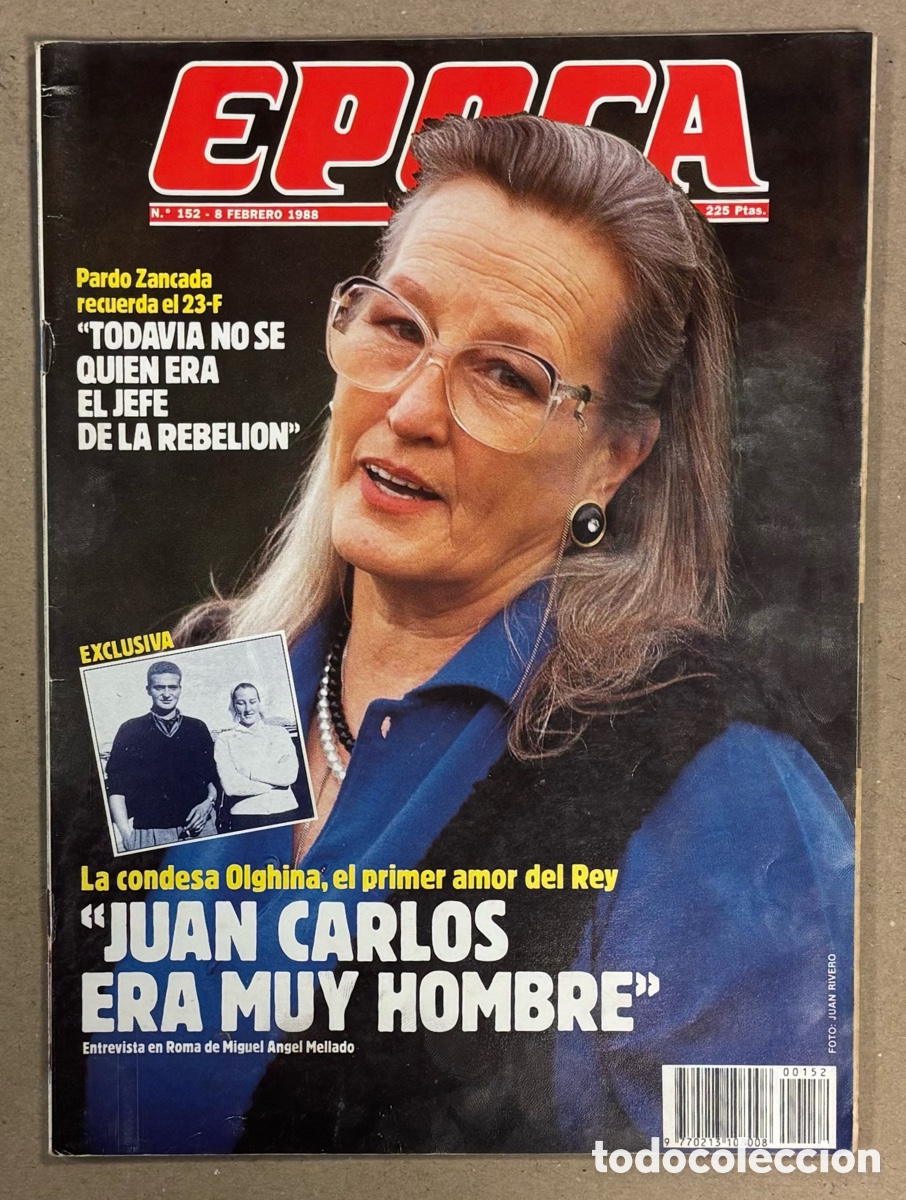 Coleccionismo de revista &Eacute;poca: &Eacute;POCA N&deg; 152 (1988). CONDESA OLGHINA 1&ordf; AMOR DEL REY, MARQU&Eacute;S DE VILLAVERDE, VESPAS, ASFALTO,..