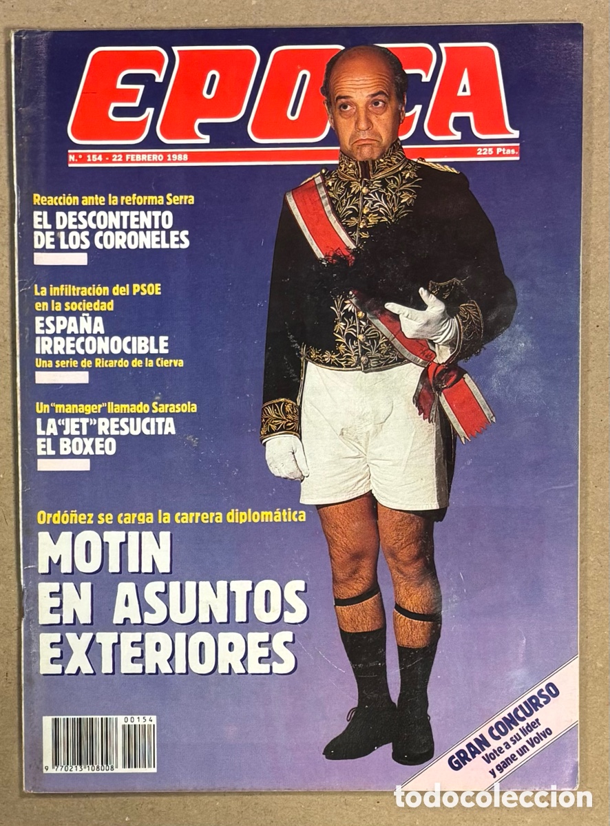 Coleccionismo de revista &Eacute;poca: &Eacute;POCA N&deg; 154 (1988). LA JET RESUCITA EL BOXEO, MONTSERRAT CABALL&Eacute;, TOM&Aacute;S Y VALIENTE,&hellip;