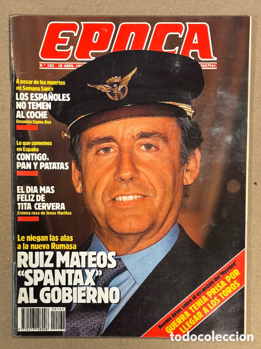 Coleccionismo de revista &Eacute;poca: &Eacute;POCA N&deg; 162 (1988). RUIZ MATEOS, TITA CERVERA, ITZIAR GIL, JORGE VERSTRYNGE, ALVARO GIL ROBLES