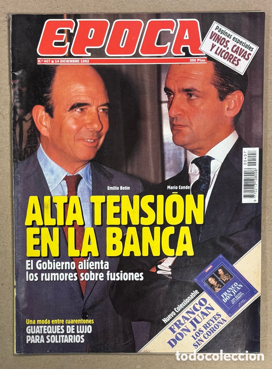 Coleccionismo de revista &Eacute;poca: &Eacute;POCA N&deg; 407 (1992). ANTONIO RESINES, LAS VIRTUDES, GRACIA QUEREJETA, SILVIA MARS&Oacute;,&hellip;