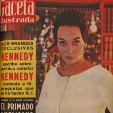 Coleccionismo de Revista Gaceta Ilustrada: REVISTA GACETA ILUSTRADA 1960 LUDMILA TCHERINA , KENNEDY