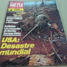 Coleccionismo de Revista Gaceta Ilustrada: USA DESASTRE MUNDIAL LA GACETA ILUSTRADA