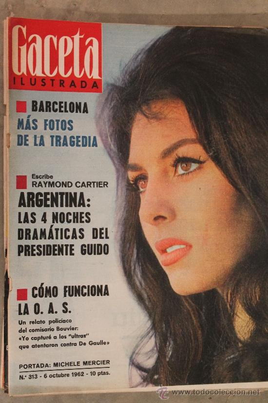 Collectionnisme de Magazine Gaceta Ilustrada: GACETA ILUSTRADA - 6-10-1962 MICHELE MERCIER