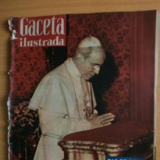 Coleccionismo de Revista Gaceta Ilustrada: GACETA ILUSTRADA Nº105.1958.PIO XII,S.MONTIEL,FUTBOL,AGA KHAN,N.MARSHALL,SORAYA,P.RUBIROSA,EINSTEIN.
