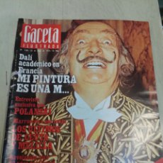 Coleccionismo de Revista Gaceta Ilustrada: GACETA ILUSTRADA SALVADOR DALI 20 MAYO 1979 N° 1180 REVISTA