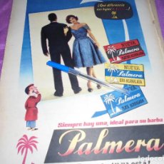 Coleccionismo de Revista Gaceta Ilustrada: PUBLICIDAD : HOJAS DE AFEITAR PALMERA. GACETA ILUSTRADA, NOVBRE 1960