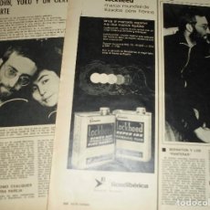 Coleccionismo de Revista Gaceta Ilustrada: RECORTE PRENSA : JOHN, YOKO Y UN CIERTO ARTE. GACETA ILUTRADA , FBRERO 1970