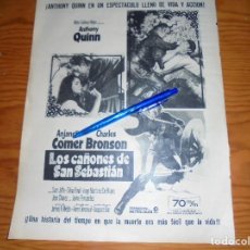 Coleccionismo de Revista Gaceta Ilustrada: PUBLICIDAD PELICULA : LOS CAÑONES DE SAN SEBASTIAN. ANTHONY QUINN. GACETA ILUSTRADA , DCBRE 1968. 