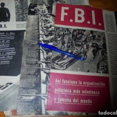 Coleccionismo de Revista Gaceta Ilustrada: RECORTE PRENSA : ASI FUNCIONA EL F.B.I. GACETA ILUSTRADA, NOVBRE 1959