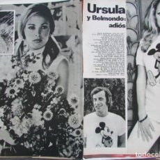 Colecionismo da Revista Gaceta Ilustrada: RECORTE GACETA ILUSTRADA 815 1972 URSULA ANDRESS. PORTADA Y 2 PGS. Lote 146955570