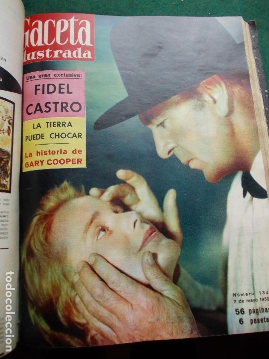 Coleccionismo de Revista Gaceta Ilustrada: ACETA ILUSTRADA 1959 COMPLETA MAS DE 52 REVISTAS FOTOS DE LAS PORTADAS - Foto 36 - 169855664
