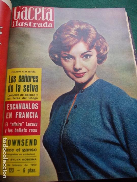 Coleccionismo de Revista Gaceta Ilustrada: ACETA ILUSTRADA 1959 COMPLETA MAS DE 52 REVISTAS FOTOS DE LAS PORTADAS - Foto 47 - 169855664