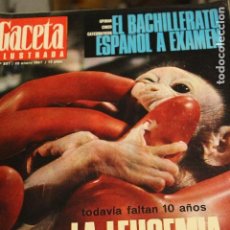 Coleccionismo de Revista Gaceta Ilustrada: GACETA ILUSTRADA 537 AÑO 1967 LEUCEMIA BACHILLERATO CHINA CHICAS FLINT TERROR ROBERT JUNGK . Lote 199554142