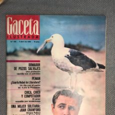 Coleccionismo de Revista Gaceta Ilustrada: GACETA ILUSTRADA NO.496, MARLON BRANDO. PORTADA Y PÁGINAS INTERIORES, (9 DE ABRIL DE 1966)