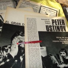 Coleccionismo de Revista Gaceta Ilustrada: RECORTE : PETER USTINOV, ENTREVISTADO POR ORIANA FALLACI. GACETA ILUSTRADA, ABRIL 1965(#)