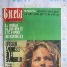 Colecionismo da Revista Gaceta Ilustrada: GACETA ILUSTRADA Nº 483 AÑO 1966 URSULA ANDRESS EN EL BANQUILLO FOTOS ADICI.. Lote 346935063