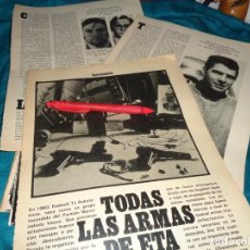 Coleccionismo de Revista Gaceta Ilustrada: RECORTE : TODAS LAS ARMAS DE ETA. GACETA ILUSTRADA, SEPTMBRE 1978