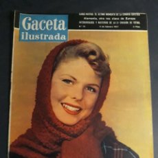Coleccionismo de Revista Gaceta Ilustrada: GACETA ILUSTRADA Nº 18 1957. Lote 349720114