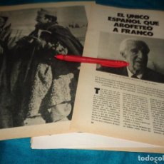 Coleccionismo de Revista Gaceta Ilustrada: RECORTE : EL UNICO HOMBRE QUE ABOFETEO A FRANCO. GACETA ILUST, AGTO 1978
