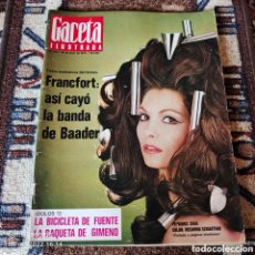 Coleccionismo de Revista Gaceta Ilustrada: GACETA ILUSTRADA N° 819: FRANCFORT, ASI CAYÓ LA BANDA DE BAADER (JUNIO 1972). Lote 366471156
