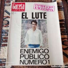 Coleccionismo de Revista Gaceta Ilustrada: GACETA ILUSTRADA N° 826: EL LUTE, ENEMIGO PÚBLICO NÚMERO 1 (AGOSTO 1972). Lote 366473121