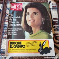 Coleccionismo de Revista Gaceta Ilustrada: GACETA ILUSTRADA N° 849: EL ESCÁNDALO DE LAS FOTOS DE JACQUELINE KENNEDY (ENERO 1973)