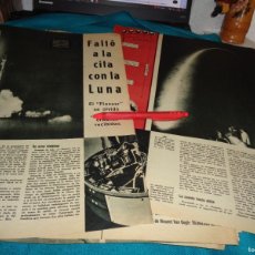 Coleccionismo de Revista Gaceta Ilustrada: RECORTE : DESPEGUE FALLIDO DEL PIONEER. GACETA ILUSTR. OCTBRE 1958. Lote 401055209