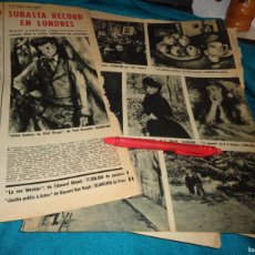 Coleccionismo de Revista Gaceta Ilustrada: RECORTE : SUBASTA RECORD EN LONDRES. GACETA ILUSTR. OCTBRE 1958. Lote 401055309