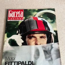 Coleccionismo de Revista Gaceta Ilustrada: GACETA ILUSTRADA Nº 833 1972 FITTIPALDI. Lote 402102369