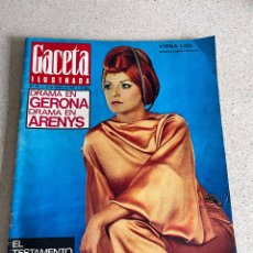 Coleccionismo de Revista Gaceta Ilustrada: GACETA ILUSTRADA N° 733 1970 DRAMA EN GERONA. Lote 402103879