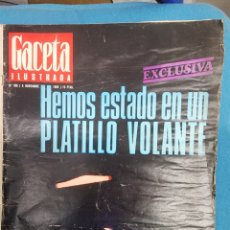 Coleccionismo de Revista Gaceta Ilustrada: REVISTA GACETA ILUSTRADA: NOVIEMBRE DE 1966- PORTADA E INTERIOR: PLATILLOS VOLANTES EN ESPAÑA!!