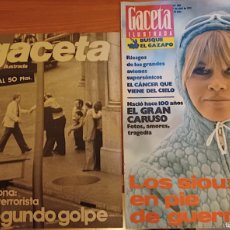 Coleccionismo de Revista Gaceta Ilustrada: GACETA ILUSTRADA: ESPECIAL EL SEGUNDO GOLPE BARCELONA ATENTADO TERRORISTA (1981) + REGALO GACETA ILU