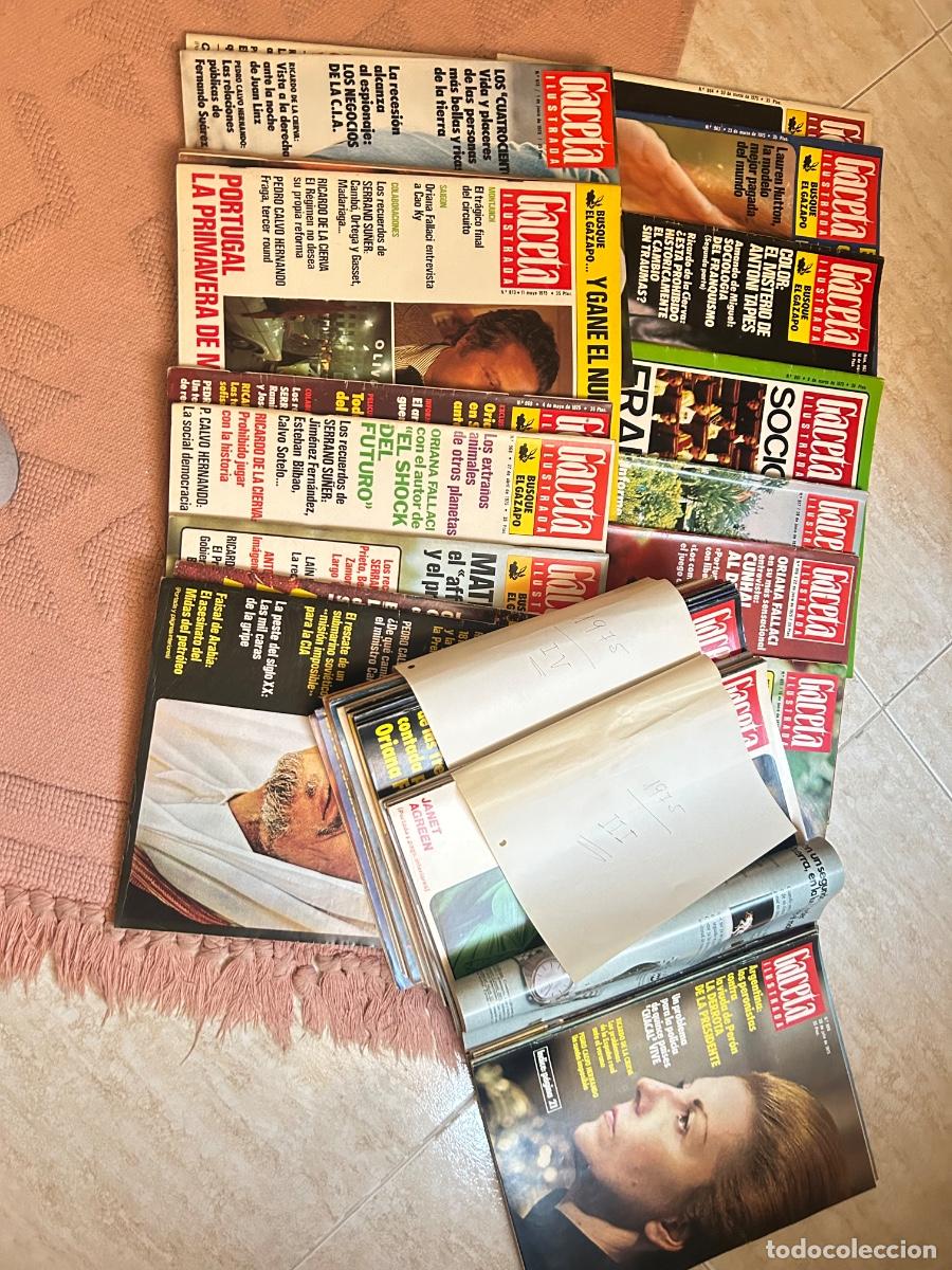 Coleccionismo de Revista Gaceta Ilustrada: Revistas del 1974-75