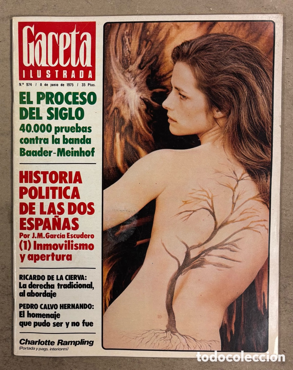 Coleccionismo de Revista Gaceta Ilustrada: GACETA ILUSTRADA N&deg; 974 (1975). HISTORIA POL&Iacute;TICA DE LAS DOS ESPA&Ntilde;AS, CAMPEONATO MUNDIAL MOTOS