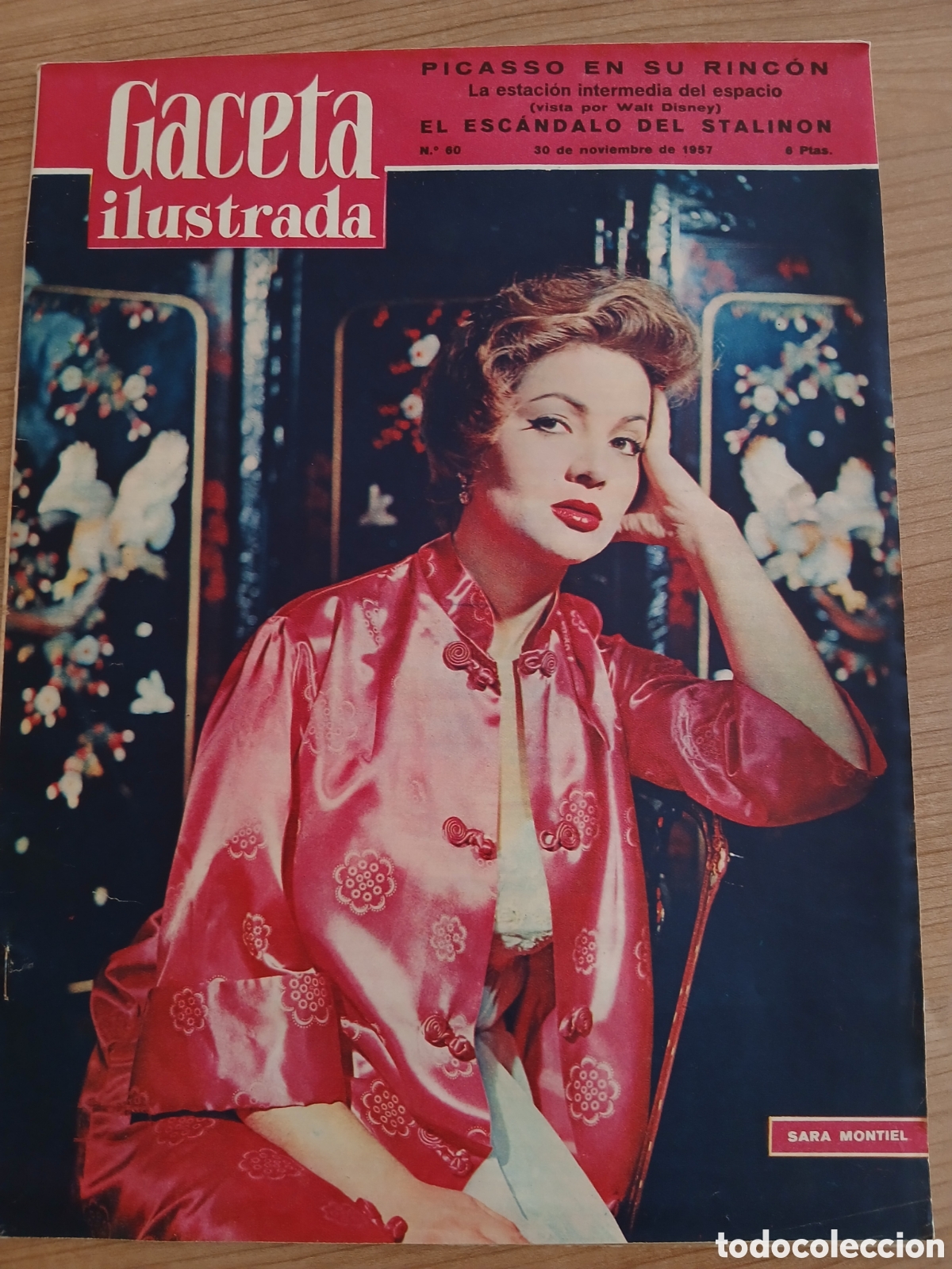Coleccionismo de Revista Gaceta Ilustrada: Gaceta ilustrada 60 ( 1957) Sara Montiel y Picasso