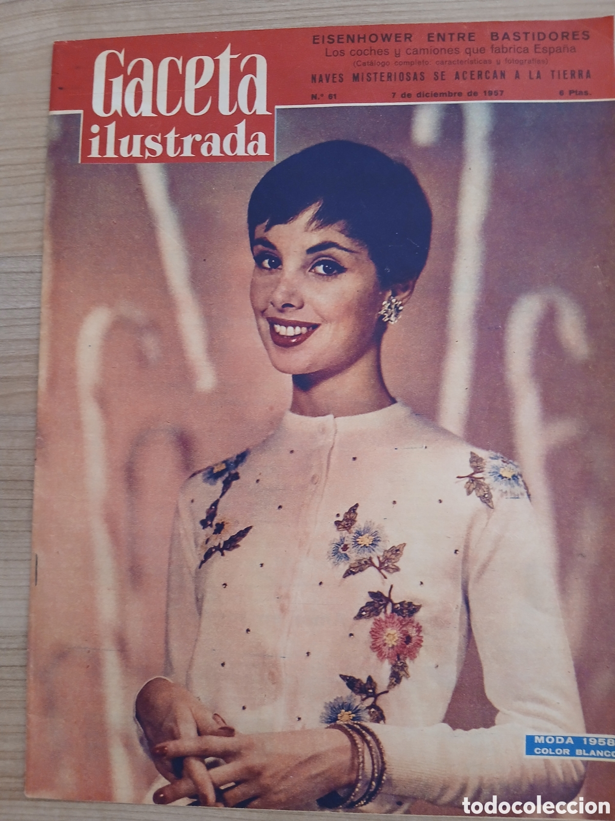 Coleccionismo de Revista Gaceta Ilustrada: Gaceta ilustrada 61 (Ava Gardner herida rejoneando)