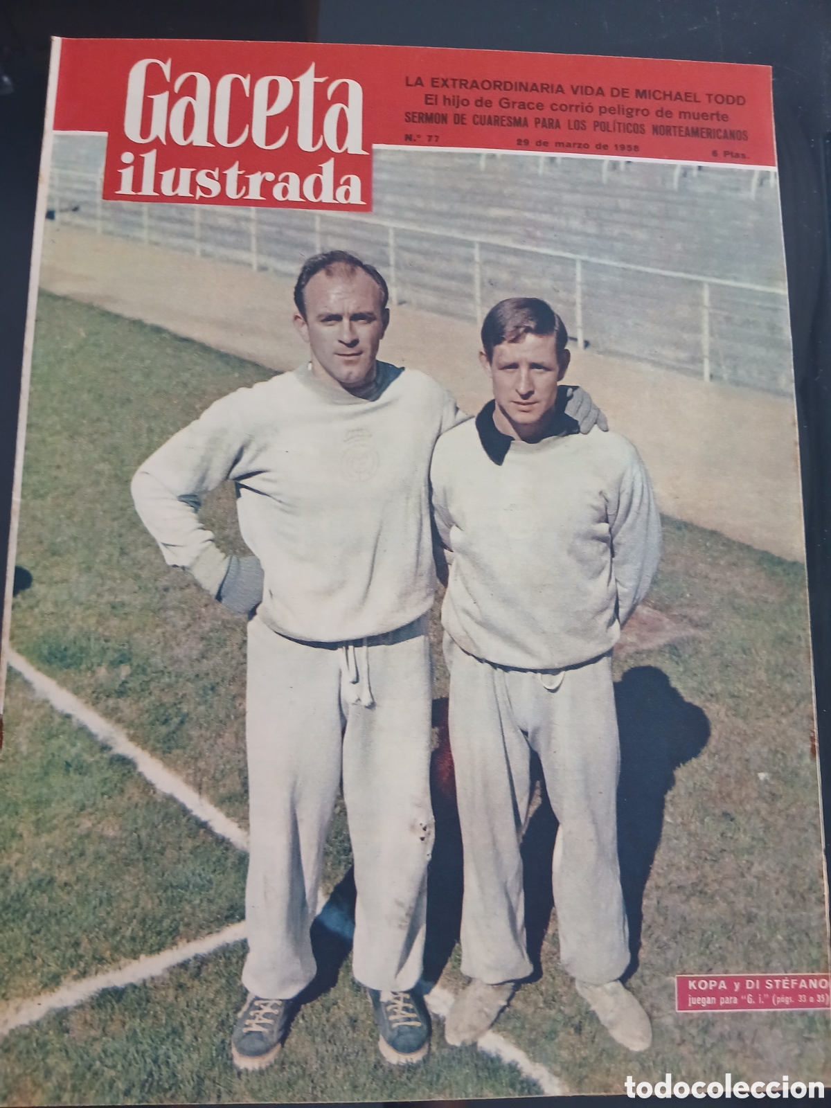 Coleccionismo de Revista Gaceta Ilustrada: Gaceta ilustrada 77 ( Di Stefano y Kopa)