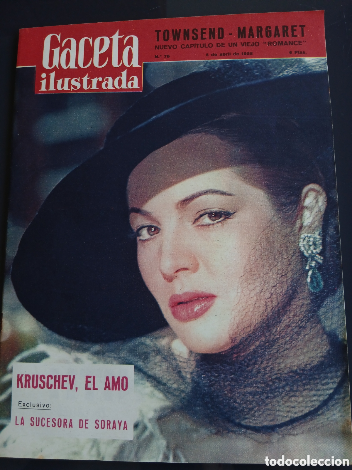 Coleccionismo de Revista Gaceta Ilustrada: Gaceta ilustrada 78 ( Sara Montiel)