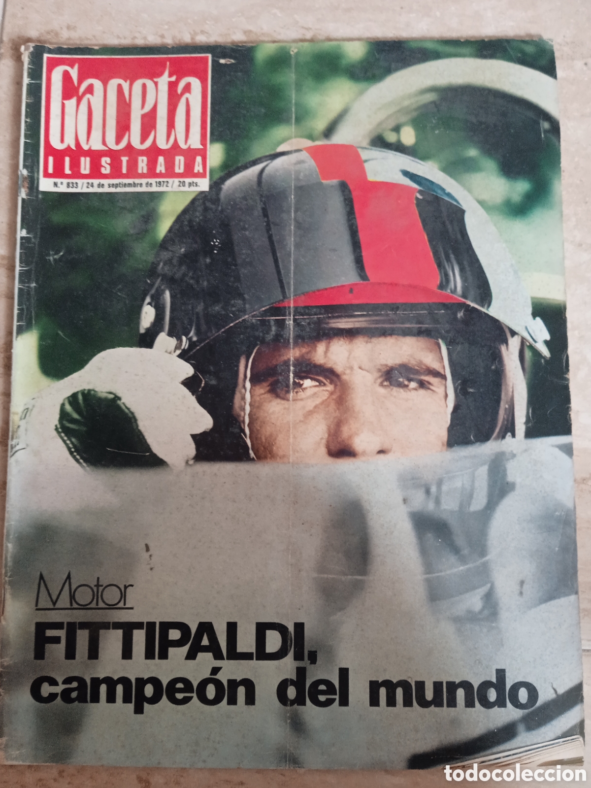Coleccionismo de Revista Gaceta Ilustrada: Gaceta Ilustrada n&deg;833 Emerson Fittipaldi La Marcha sobre Roma Los Tasaday