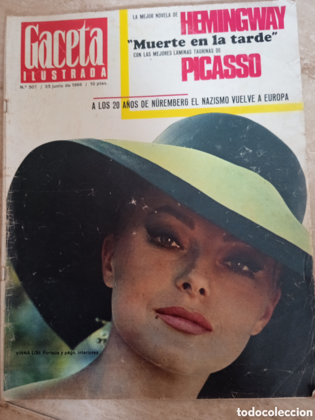 Coleccionismo de Revista Gaceta Ilustrada: Gaceta Ilustrada n&deg;507 segunda entrega Muerte en la Tarde de Hemingway con ilustraciones de Picasso
