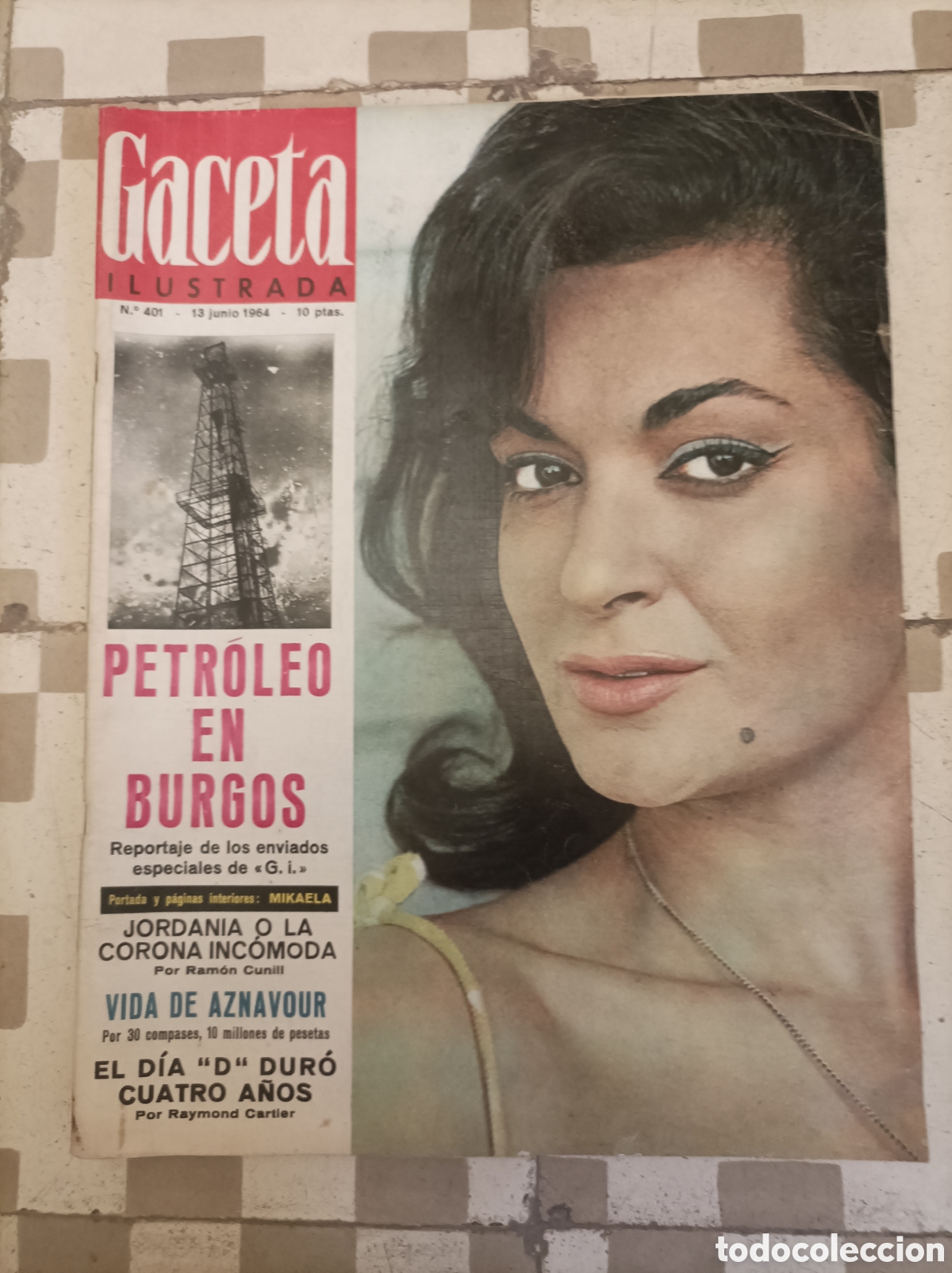 Coleccionismo de revista Gaceta Ilustrada: GACETA ILUSTRADA N&deg; 401 PETROLEO EN BURGOS - PUBLICIDAD VARON DANDY - MIKAELA