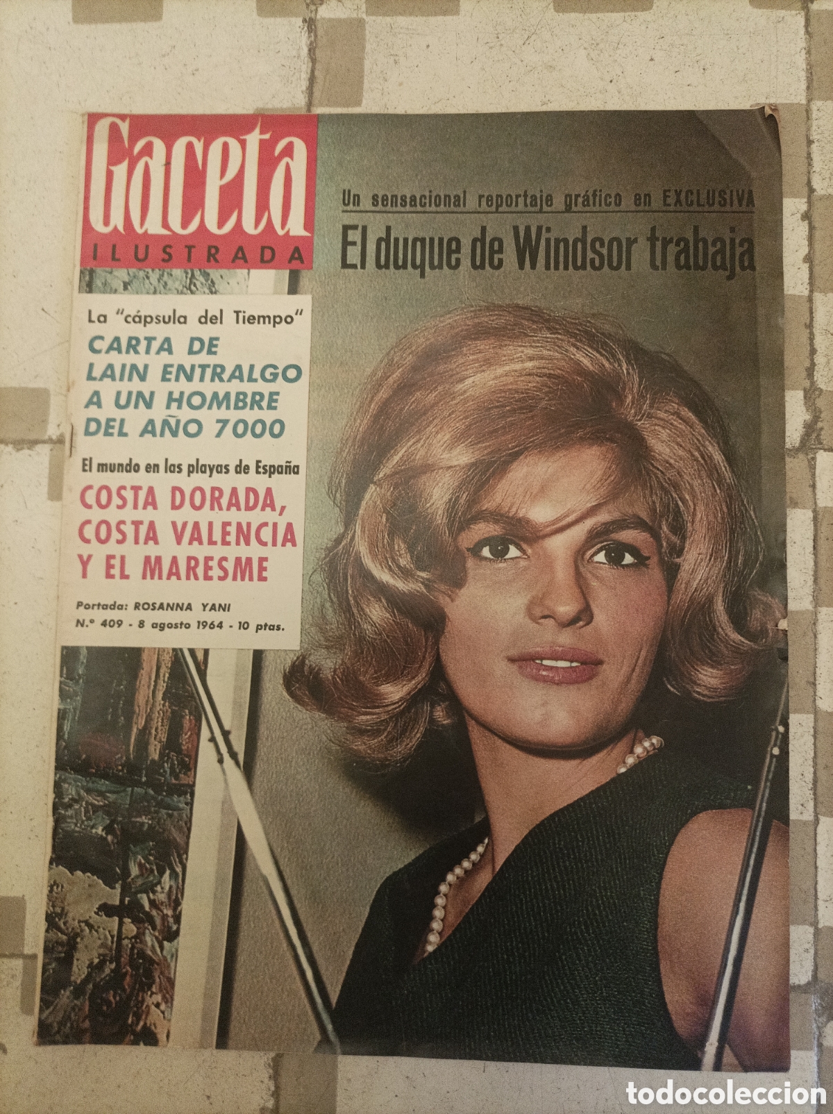 Coleccionismo de revista Gaceta Ilustrada: GACETA ILUSTRADA N&deg; 409 FRANCO - ROSANNA YANI - PUBLICIDAD PEPSI COLA