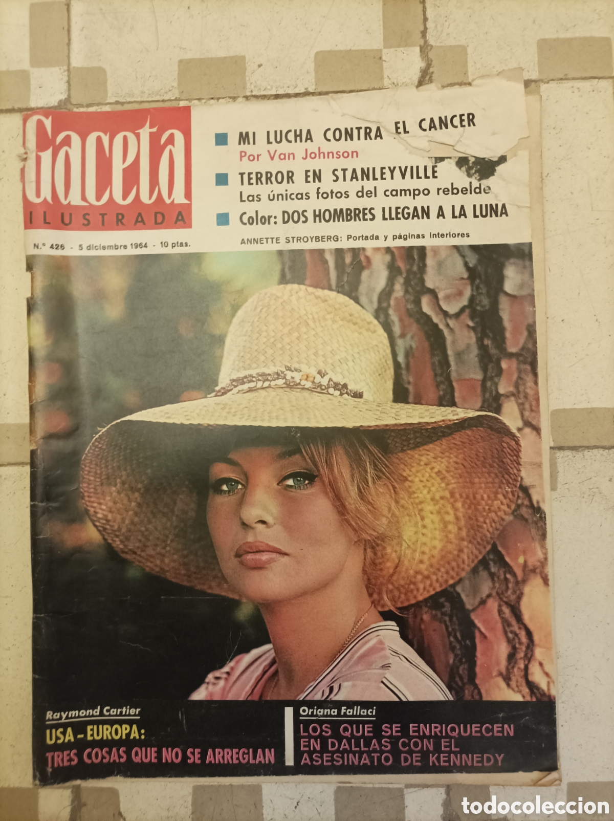 Coleccionismo de revista Gaceta Ilustrada: GACETA ILUSTRADA N&deg;426 ANNETTE STROYBERG